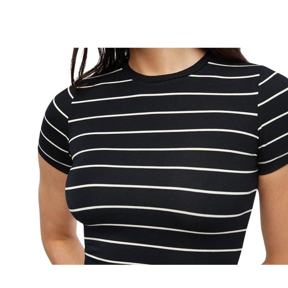 medium striped black and white Street wear s